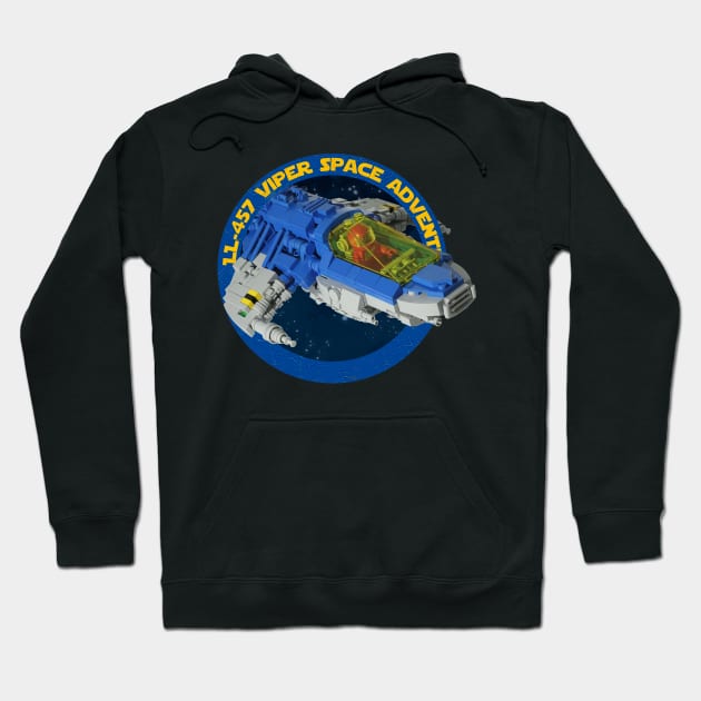 LL 457 Viper Space Adventure Hoodie by mamahkian